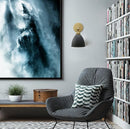 8 inch ovale metalen wandlamp, antiek messing & zwart