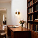 Wandlamp, 14-inch antiek messing